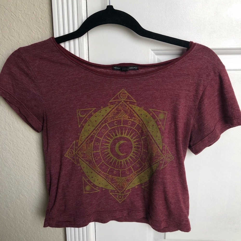 Urban Outfitters Moon Crop Top